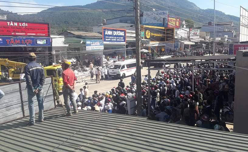 Hiện trường vụ tai nạn liên hoàn khiến 6 người thiệt mạng